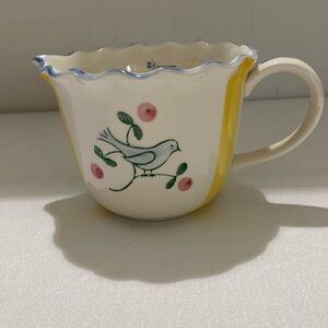 Normandy Made exclusively for Mann Ceramic Bird Measuring Cup